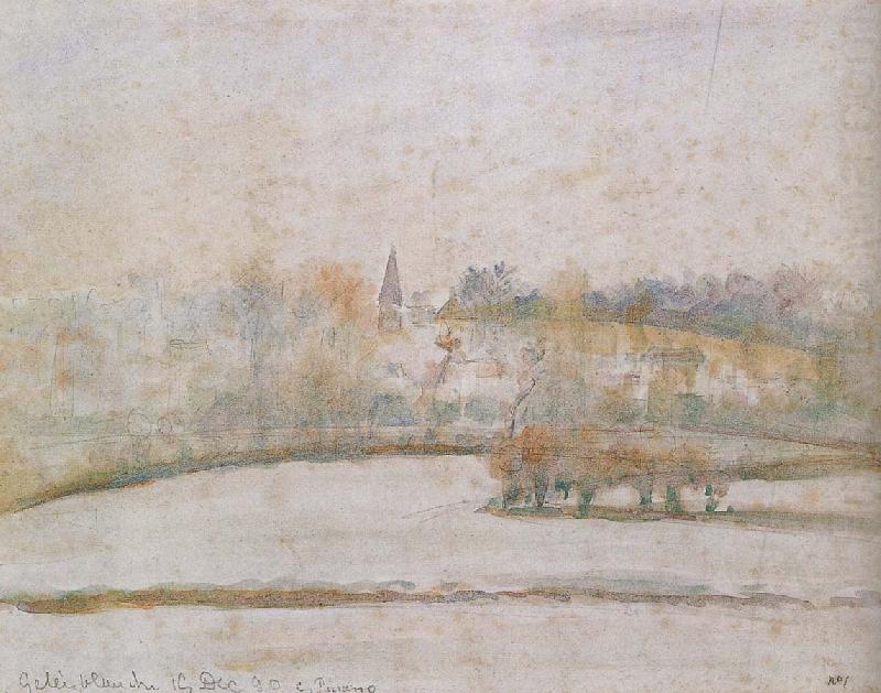 mist cream, Camille Pissarro
